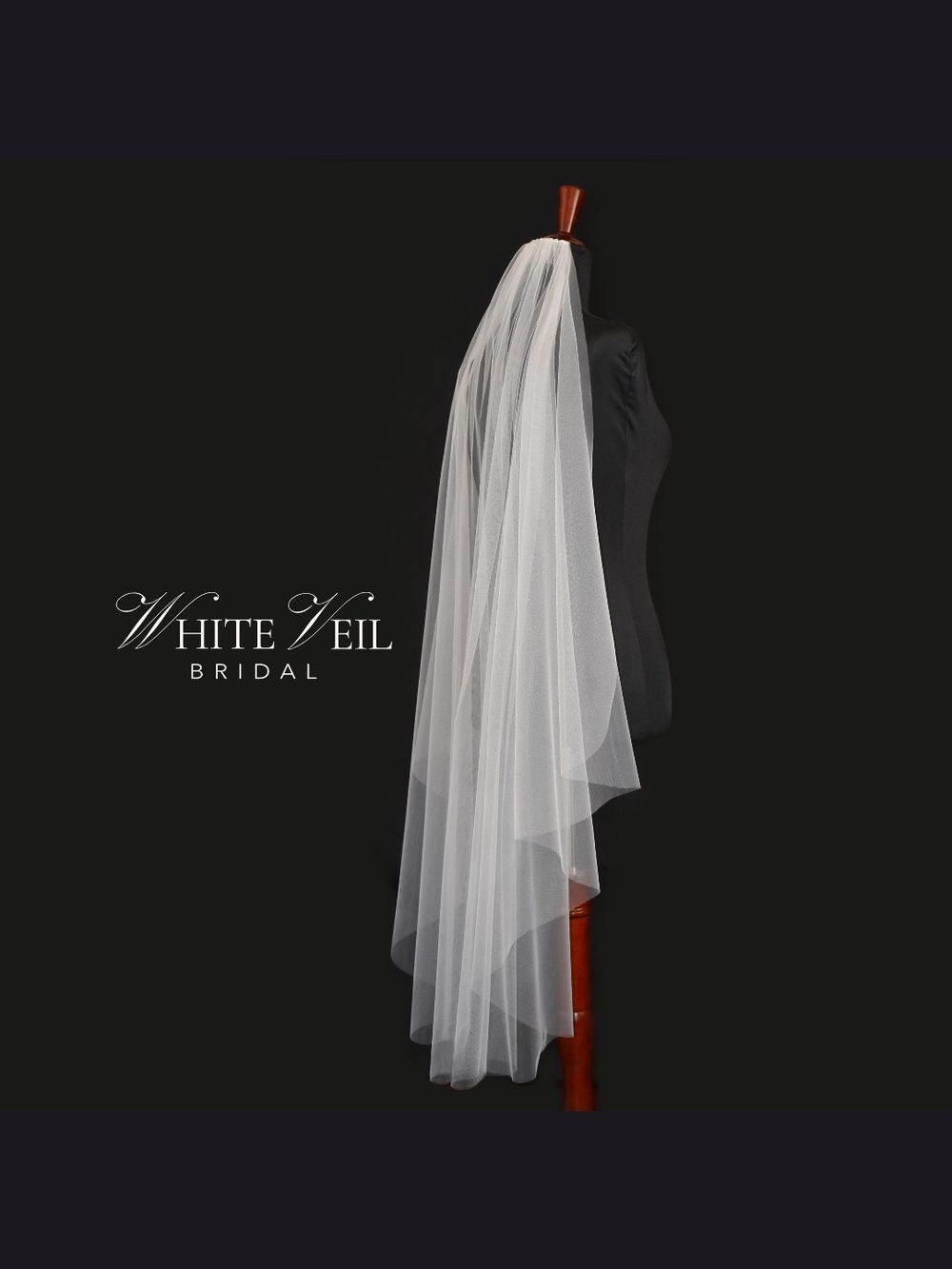 Classic White Wedding Veil 30".